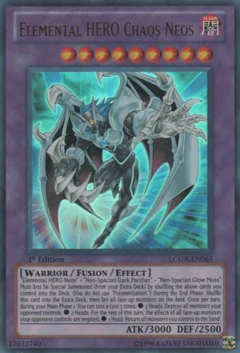 Elemental HERO Chaos Neos - LCGX-EN065 Ultra Rare Unlimited