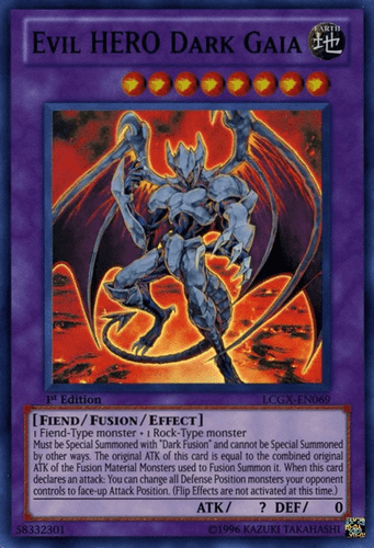 Evil HERO Dark Gaia - LCGX-EN069 Super Rare Unlimited