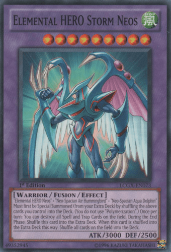 Elemental HERO Storm Neos - LCGX-EN073 Common 1st Edition