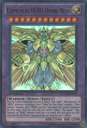 Elemental HERO Divine Neos - LCGX-EN077 Ultra Rare Unlimited