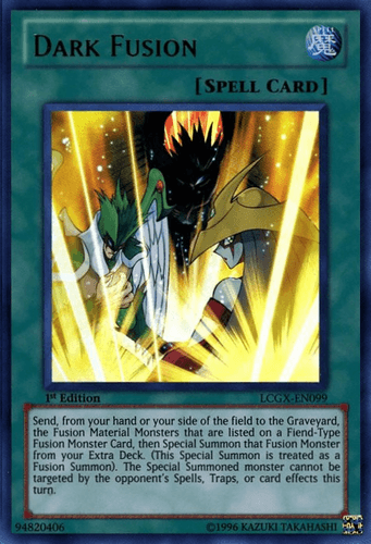 Dark Fusion - LCGX-EN099 Ultra Rare 1st Edition