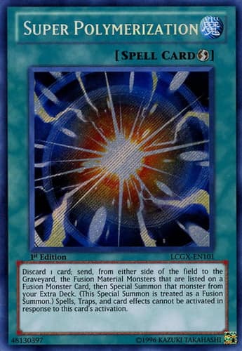 Super Polymerization - LCGX-EN101 Secret Rare 1st Edition