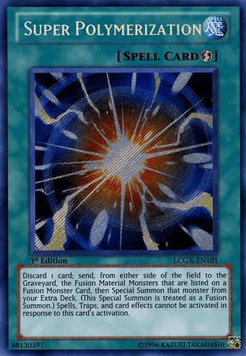 Super Polymerization - LCGX-EN101 Secret Rare Unlimited
