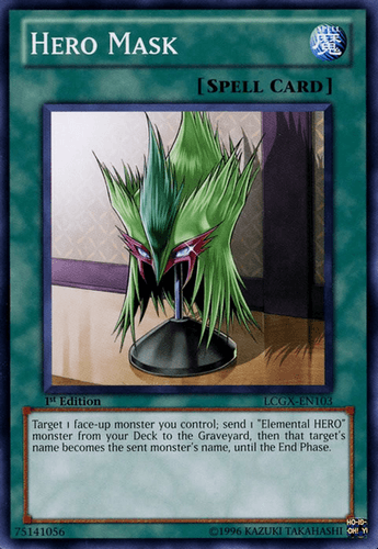 Hero Mask - LCGX-EN103 Common 1st Edition