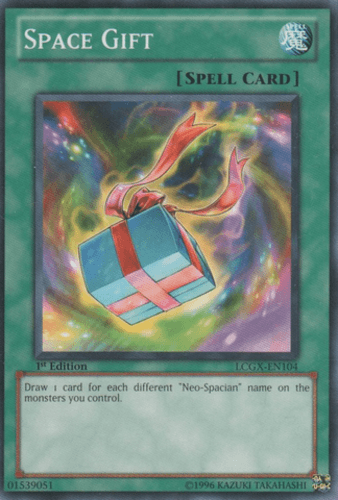 Space Gift - LCGX-EN104 Common 1st Edition