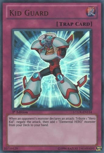 Kid Guard - LCGX-EN114 Ultra Rare 1st Edition