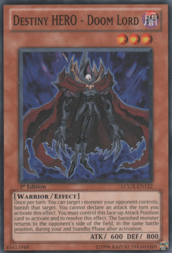 Destiny HERO - Doom Lord - LCGX-EN122 Common Unlimited