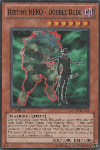 Destiny HERO - Double Dude - LCGX-EN126 Common 1st Edition