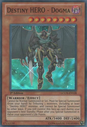 Destiny HERO - Dogma - LCGX-EN128 Super Rare Unlimited