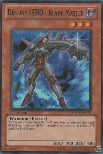 Destiny HERO - Blade Master - LCGX-EN129 Common 1st Edition