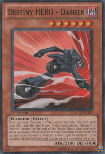 Destiny HERO - Dasher - LCGX-EN131 Common Unlimited
