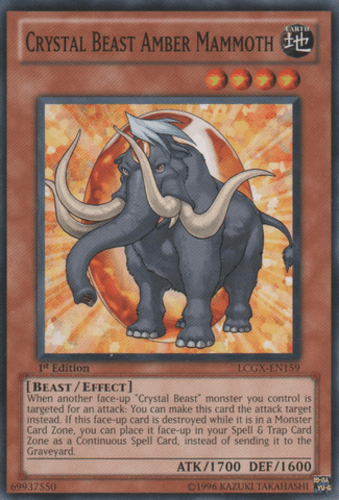 Crystal Beast Amber Mammoth - LCGX-EN159 Common Unlimited
