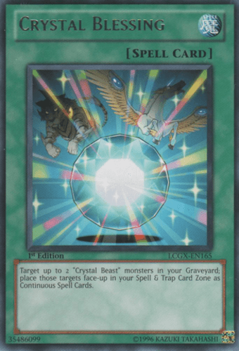 Crystal Blessing - LCGX-EN165 Rare Unlimited
