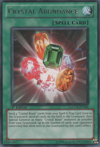 Crystal Abundance - LCGX-EN166 Rare Unlimited