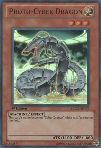 Proto-Cyber Dragon - LCGX-EN177 Ultra Rare 1st Edition