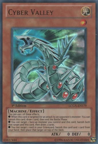 Cyber Valley - LCGX-EN179 Ultra Rare 1st Edition