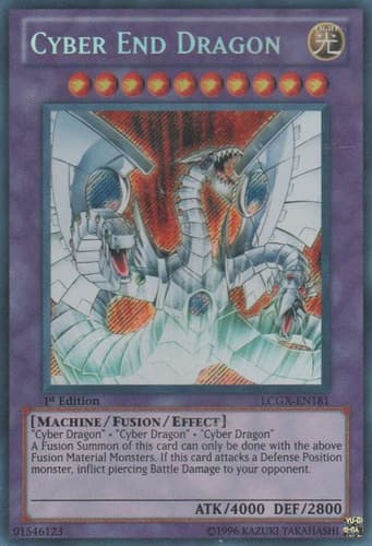 Cyber End Dragon - LCGX-EN181 Secret Rare 1st Edition