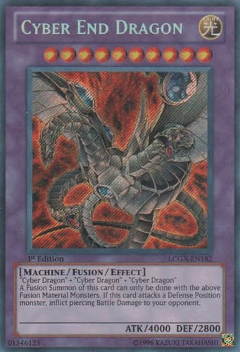 Cyber End Dragon - LCGX-EN182 Secret Rare 1st Edition