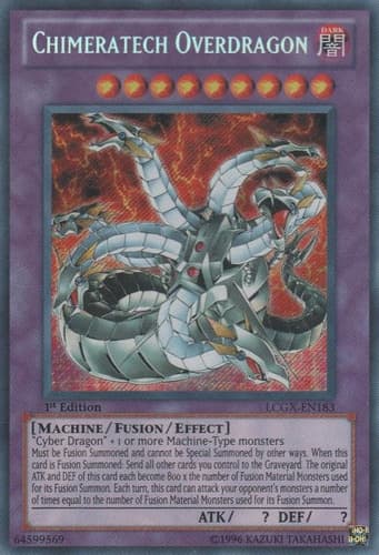 Chimeratech Overdragon - LCGX-EN183 Secret Rare Unlimited