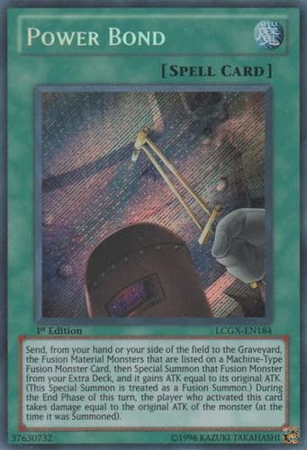 Power Bond - LCGX-EN184 Secret Rare 1st Edition