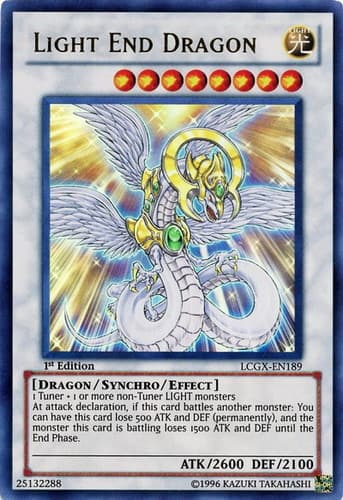 Light End Dragon - LCGX-EN189 Ultra Rare 1st Edition