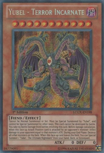 Yubel - Terror Incarnate - LCGX-EN198 Secret Rare Unlimited