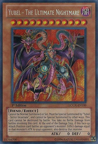 Yubel - The Ultimate Nightmare - LCGX-EN199 Secret Rare Unlimited