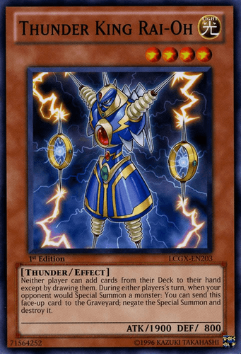Thunder King Rai-Oh - LCGX-EN203 Common 1st Edition