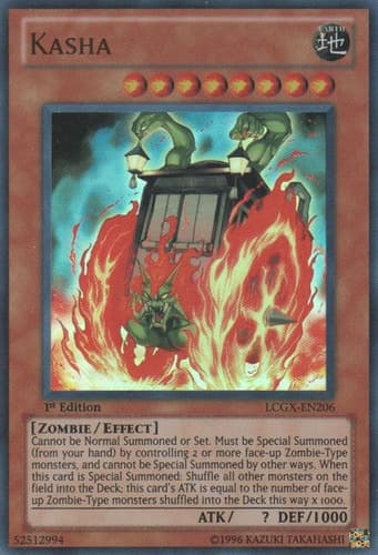 Kasha - LCGX-EN206 Ultra Rare 1st Edition