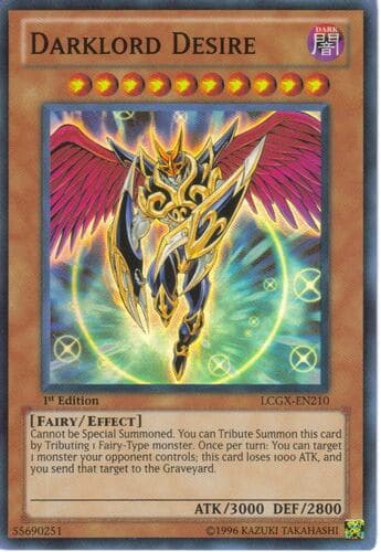 Darklord Desire - LCGX-EN210 Super Rare Unlimited