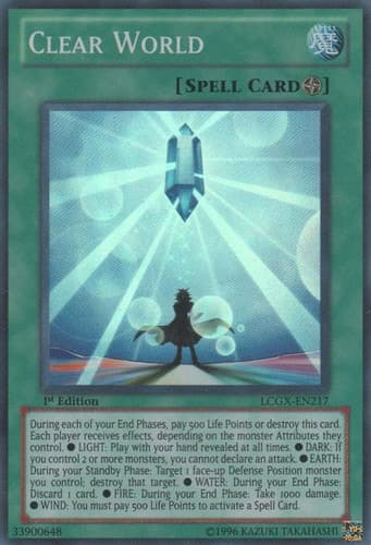 Clear World - LCGX-EN217 Super Rare Unlimited