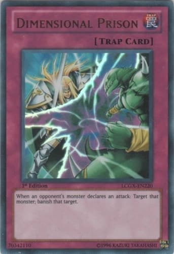 Dimensional Prison - LCGX-EN220 Ultra Rare Unlimited