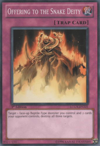 Offering to the Snake Deity - LCGX-EN221 Common 1st Edition