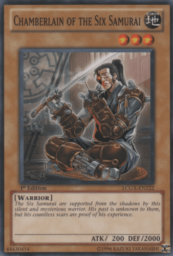 Chamberlain of the Six Samurai - LCGX-EN222 Common 1st Edition