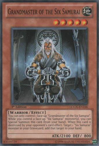 Grandmaster of the Six Samurai - LCGX-EN226 Common 1st Edition