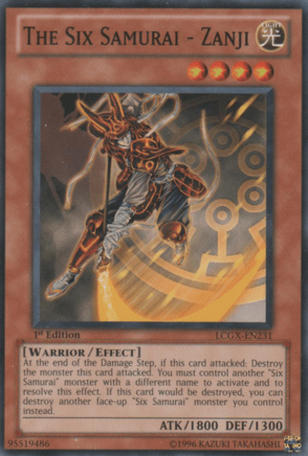 The Six Samurai - Zanji - LCGX-EN231 Common 1st Edition