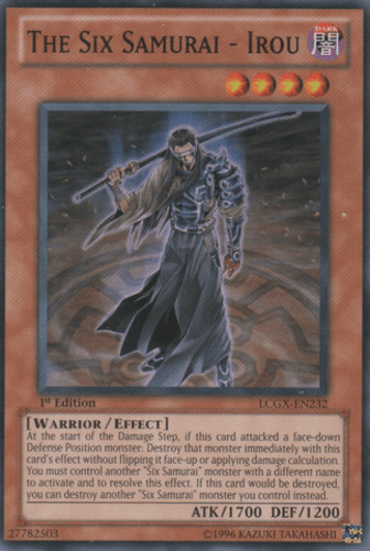 The Six Samurai - Irou - LCGX-EN232 Common 1st Edition