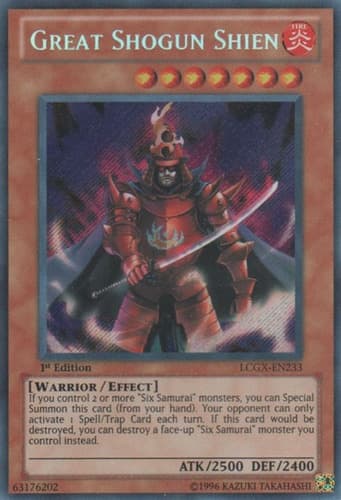 Great Shogun Shien - LCGX-EN233 Secret Rare 1st Edition