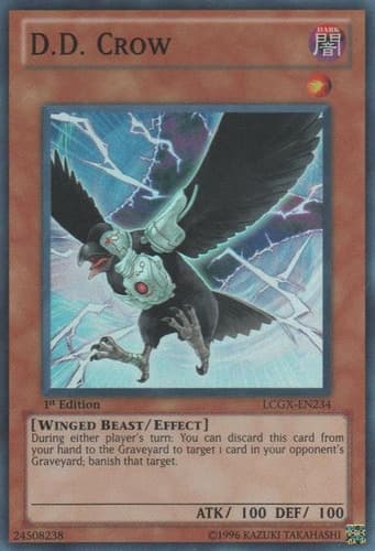 D.D. Crow - LCGX-EN234 Super Rare 1st Edition