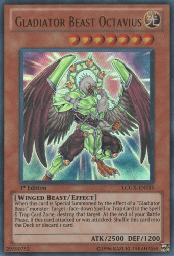 Gladiator Beast Octavius - LCGX-EN235 Ultra Rare Unlimited