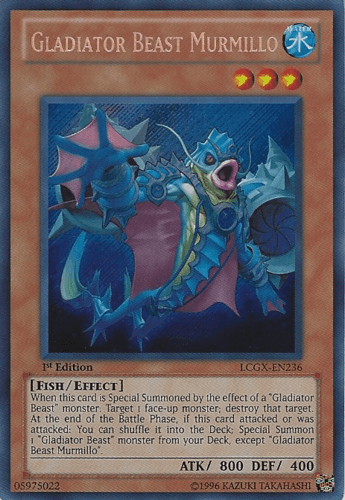 Gladiator Beast Murmillo - LCGX-EN236 Secret Rare Unlimited