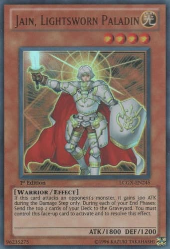 Jain, Lightsworn Paladin - LCGX-EN245 Ultra Rare 1st Edition