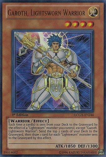 Garoth, Lightsworn Warrior - LCGX-EN246 Ultra Rare 1st Edition