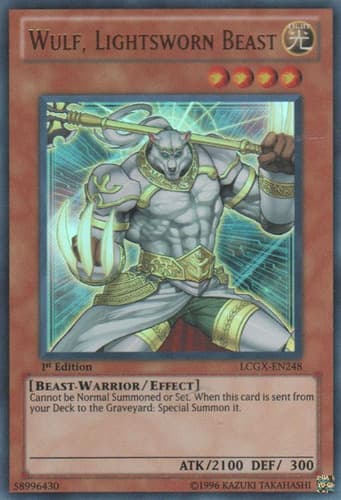 Wulf, Lightsworn Beast - LCGX-EN248 Ultra Rare Unlimited