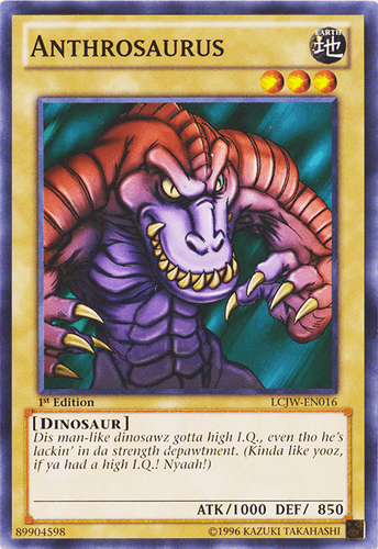 Anthrosaurus - LCJW-EN016 Common 1st Edition