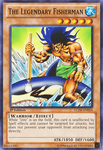 The Legendary Fisherman - LCJW-EN024 Common 1st Edition