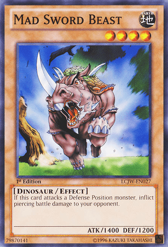 Mad Sword Beast - LCJW-EN027 Common 1st Edition