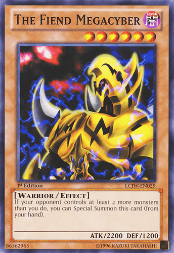 The Fiend Megacyber - LCJW-EN029 Common 1st Edition