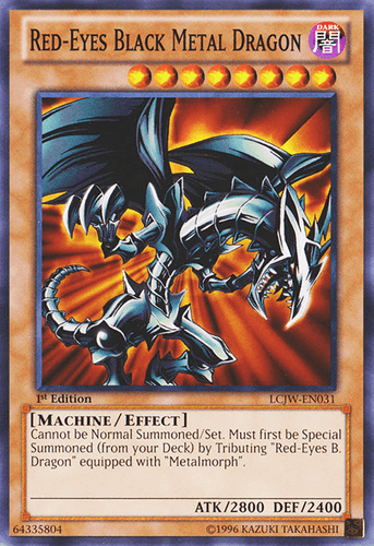 Red-Eyes Black Metal Dragon - LCJW-EN031 Common 1st Edition