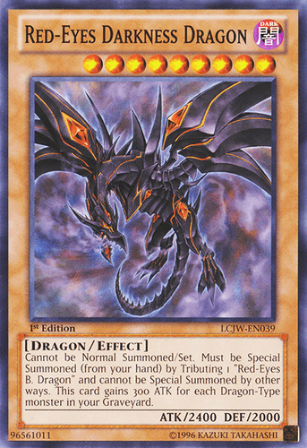 Red-Eyes Darkness Dragon - LCJW-EN039 Common 1st Edition